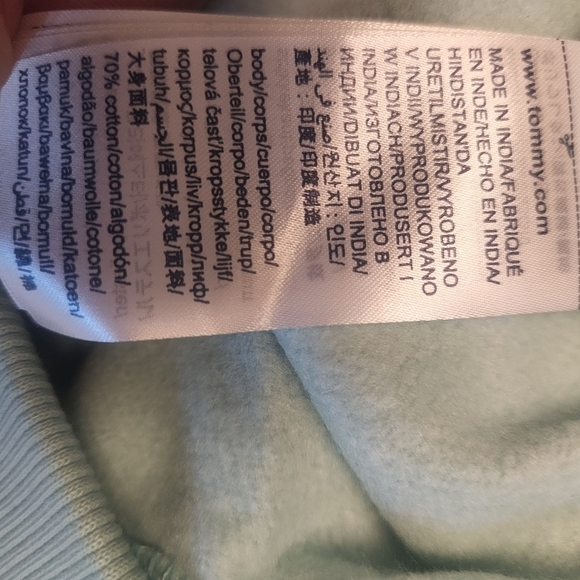 New Tommy Jeans Multicolor Embroidery Crew - Picture 8 of 9